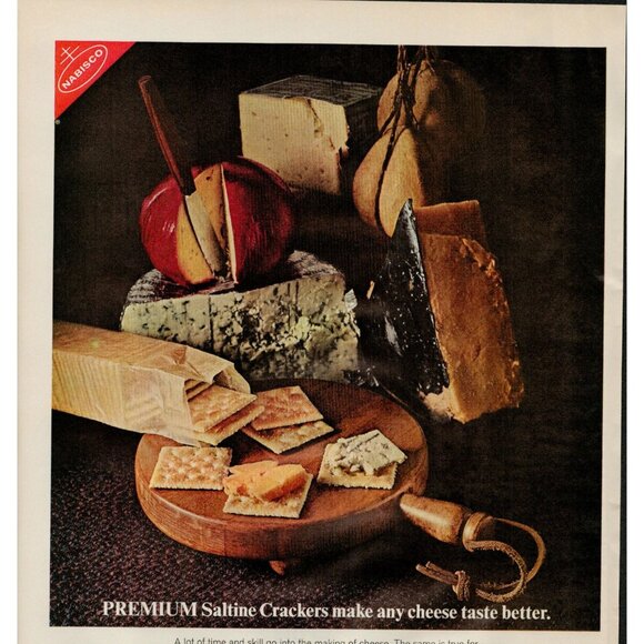 1965 Nabisco Premium Saltine Crackers Vintage Print Ad (L17) - Picture 2 of 3